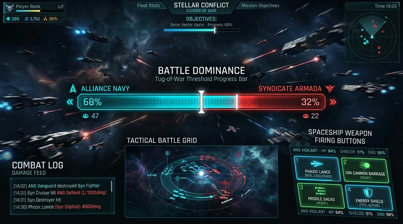 Hegemonia Savaş ve Combat Threshold Cephe Arayüzü